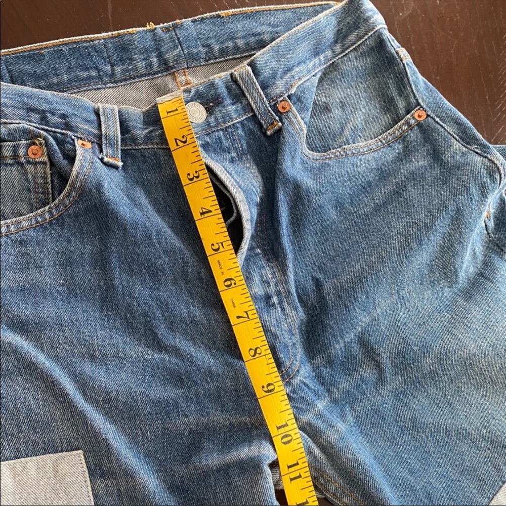 Re/Done Levi’s High Rise Ankle Crop patchwork 27😍 - Picture 7 of 8